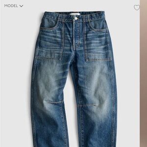 Madewell The Darted Barrel Jeans